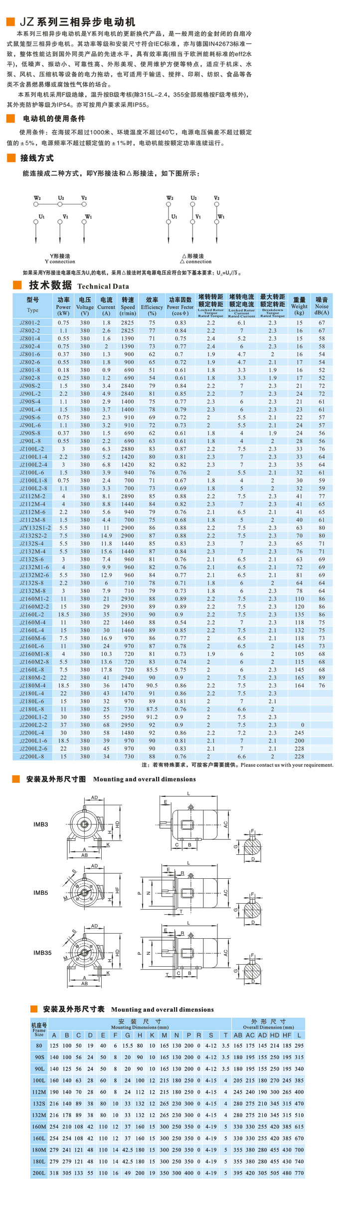 JZ系列三相異步電動機
